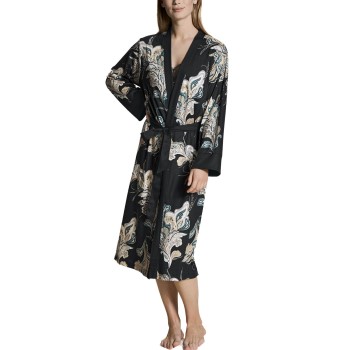Calida Favourite Seduction Kimono Sort blomstret XX-Small Dame Calida Favourite Seduction Kimono Sort blomstret XX-Small Dame