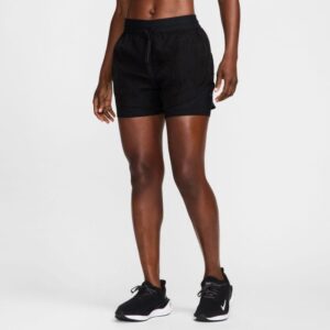 Nike Dri-FIT Run Division Mid-Rise 2in1 Shorts 3 Inch XS Sort til løb og træning