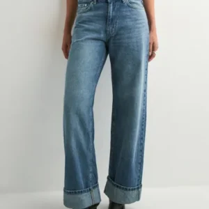 Only - Blå - Onlella Mw Wide Fold Up Dnm TAI519