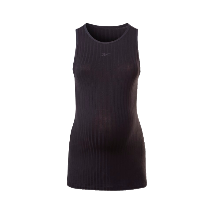 Reebok Sr Maternity Tank Top XS Dame - Komfortabel sort singlet til gravide løbere Reebok Sr Maternity Tank Top XS Dame - Komfortabel sort singlet til gravide løbere