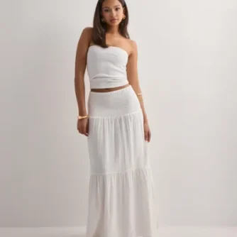 Vero Moda - Hvid - Vmpernilla Maxi Skirt Vma