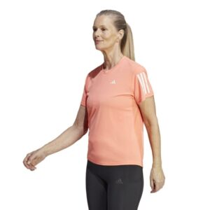 adidas Own The Run Tee Str. XS Dame - Let og åndbar T-shirt til løb i orange
