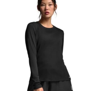 2XU Aero Mesh Long Sleeve Str. L Sort Dame