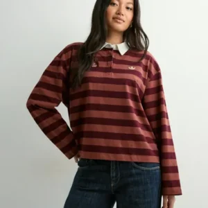 Adidas Originals - Rød - Ls Gfx Polo