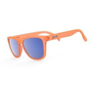 Goodr Donkey Goggles - Orange Solbriller til Løb & Cykling, UV-beskyttelse, Unisex