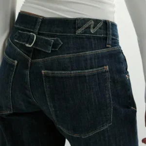 Nelly - Blå - Twisted Buckle Jeans