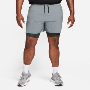 Nike Dri-FIT Stride Hybrid 5 Inch Shorts til Herre - Grå, Str. XXL, Ideel til Løb