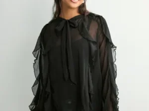 Only - Sort - Onltaryn Ls Romantic Ruffle Blouse