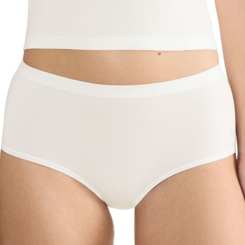 Sloggi Trusser 2P GO Sense High Waist Briefs Elfenben modal Small Dame Sloggi Trusser 2P GO Sense High Waist Briefs Elfenben modal Small Dame