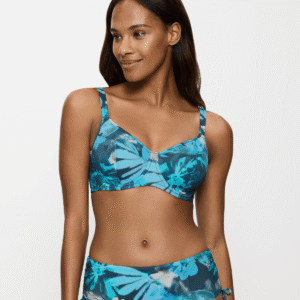 Triumph Summer Fleur W bikini top med bøjle, multi, Størrelse: 46D, Dame