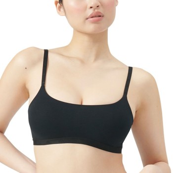 adidas Bh Sport Active Essentials Scoop Bralette Sort bomuld Small Dame adidas Bh Sport Active Essentials Scoop Bralette Sort bomuld Small Dame