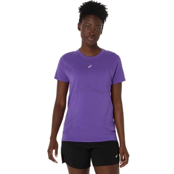 ASICS Road Seamless SS Top Lilla XS til løb - let og åndbar t-shirt til aktive kvinder ASICS Road Seamless SS Top Lilla XS til løb - let og åndbar t-shirt til aktive kvinder