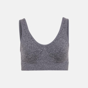 BH-top med brede stropper | mikrofiber | grå