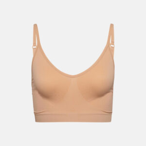 BH-top med smalle stropper | mikrofiber | nude
