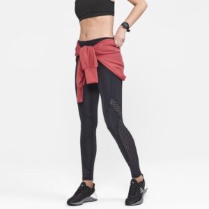 Craft ADV Hit Tights Lange Sort L til komfortabel løbetræning og optimal bevægelsesfrihed