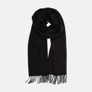 Halstørklæde | 100% uld | sort