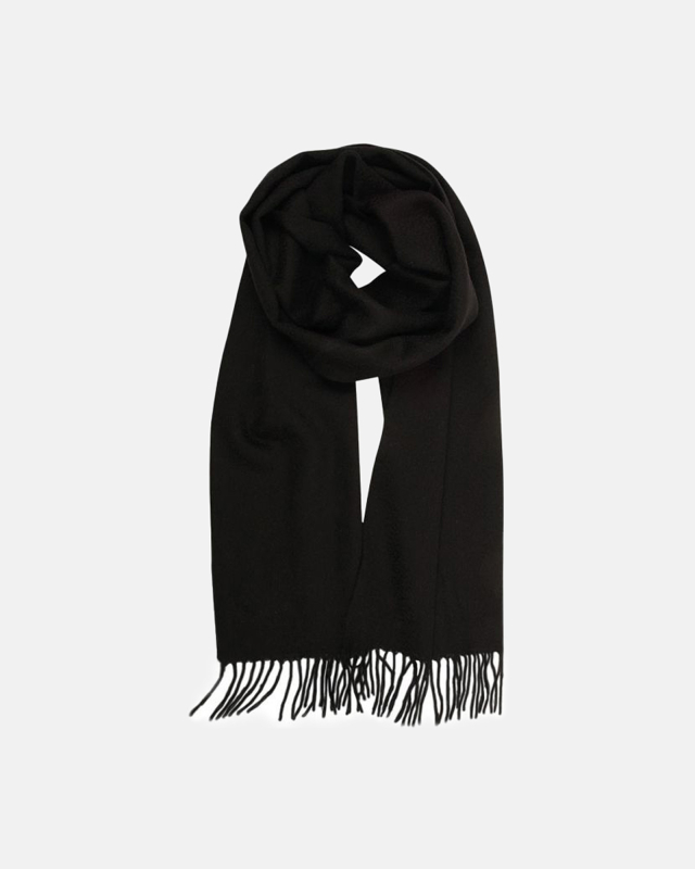 Halstørklæde | 100% uld | sort Halstørklæde | 100% uld | sort