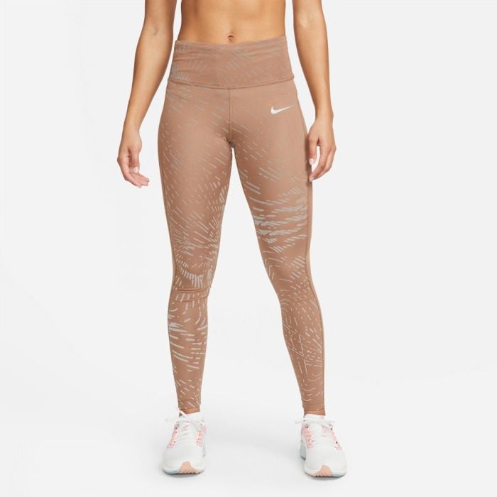 Nike Dri-Fit Run Division Fast Refleks Tights S Archaeo Brown/Reflekterende Sølv Nike Dri-Fit Run Division Fast Refleks Tights S Archaeo Brown/Reflekterende Sølv