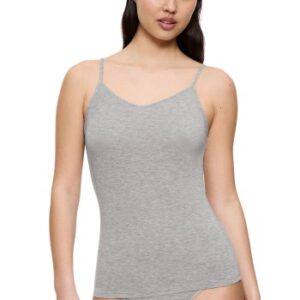 Triumph Beauty Layers Wool Spaghetti Top Grå uld Small Dame