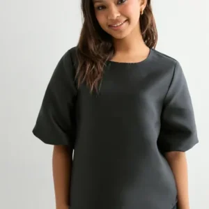 Vero Moda - Sort - Vmdaisy 2/4 O-Neck Top Wvn Exp SB6