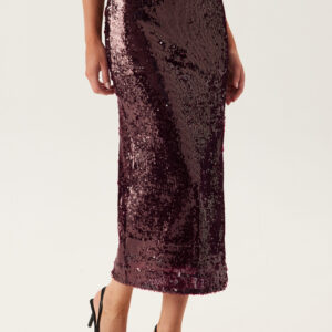 Yasroyalina Hmw Sequin Ankle Skirt