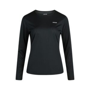 Zebdia Sports LS Tee Str. S Dame - Sort Mellemlag T-shirt til løb og træning