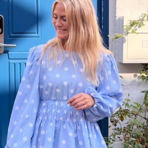 A-View - Bluse - Elinor Blouse - Blue/White