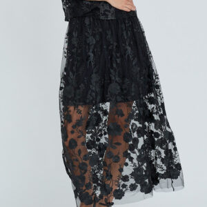 A-View - Nederdel - Fuschia Skirt - Black