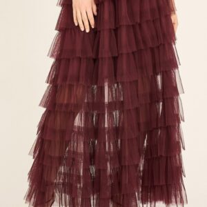 A-View - Nederdel - Miranda Skirt - Burgundy