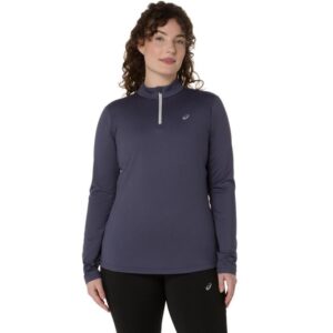 ASICS Core LS ½ Zip Winter Top Str. M Blå Dame