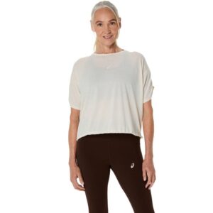 ASICS NAGINO™ Run SS Top Str. XS Dame - Hvid T-shirt til løb og træning med optimal komfort