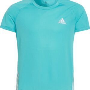 Adidas Aeroready 3stripes Trænings Tshirt Dame 140 Blå