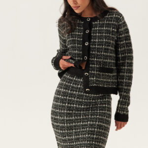 Audrey Check Knit Skirt