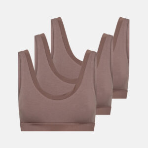 BH-top 3-pak | Økologisk bambusviskose | Rose