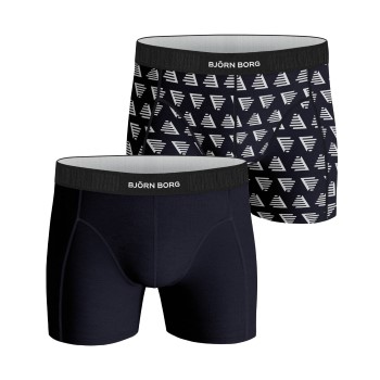 Björn Borg 2P Cotton Stretch Shorts 2112 Hvid/Marine bomuld X-Large Herre Björn Borg 2P Cotton Stretch Shorts 2112 Hvid/Marine bomuld X-Large Herre