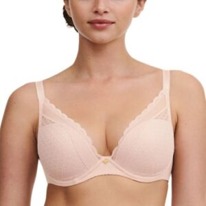 Chantelle BH EasyFeel Norah Chic Plunge T-Shirt Bra Lyserosa E 75 Dame