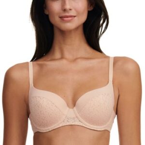 Chantelle BH EasyFeel Norah T-Shirt Bra Beige B 85 Dame