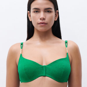 Chantelle Hera bikini top med bøjle, grøn, Størrelse: 80E, Dame