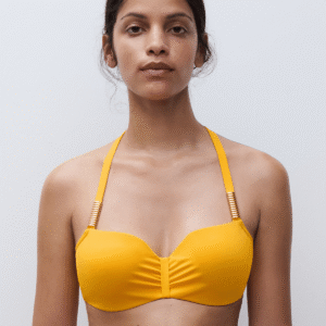 Chantelle Icon bikini top med bøjle, gul, Størrelse: 85C, Dame