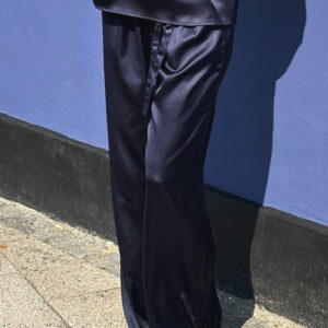 Continue - Bukser - Randi Satin - Navy Blue