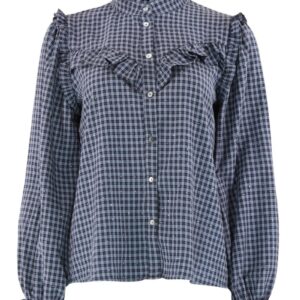 Continue - Skjorte - Lina Check - Blue Check