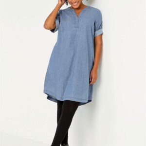 Cowboykjole i blødvasket denim