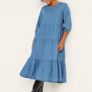 Cowboykjole med volanter