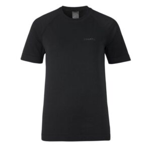 Craft Active Comfort SS Tee V2 Str. XS Dame - Sort T-shirt til løb og træning med optimal komfort