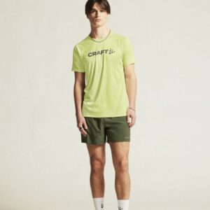 Craft CORE Essence Shorts 2 Str. XL Herre - Grøn til løb og træning, letvægts og åndbar