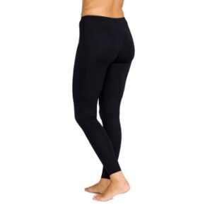 Damella Bamboo Leggings Sort bomuld Large Dame