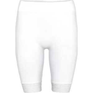 Decoy Long Shorts With Lace Hvid S/M Dame