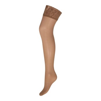 Decoy Strømpebukser Stay-Up 20 Den Beige polyamid L/XL Dame Decoy Strømpebukser Stay-Up 20 Den Beige polyamid L/XL Dame