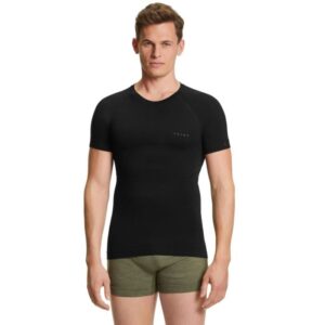 FALKE RU Kortærmet T-shirt Warm Str. XL Herre - Sort til løb og træning