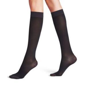 Falke Strømpebukser Women Leg Energizer 50 Knee-high Sort Str 39/40 Dame